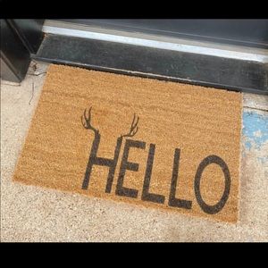 Hello Door Mat🦌